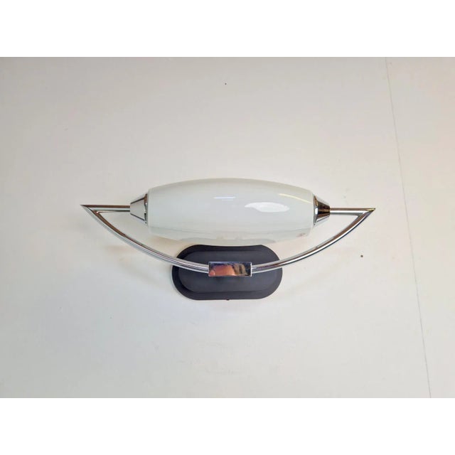 Vintage Bolero Wall Lamp in White Glass by Dieter Sieger for Peill & Putzler, Germany, 1970s For Sale - Image 9 of 12