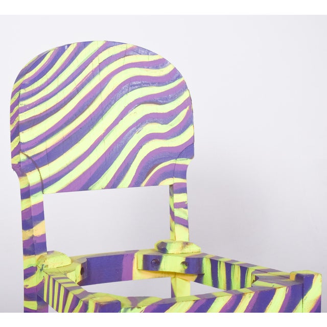 Portuguese Chair Zebra by Francisco Camilo, 1950s For Sale - Image 9 of 11