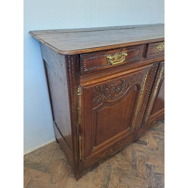Antique French Oak Dresser, 1820 For Sale - Image 6 of 9