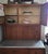 Antique Oak Hoosier Kitchen Cabinet With Slide-Out Zinc Counter & Tambour Doors For Sale In Las Vegas - Image 6 of 9