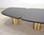 India Mahdavi Alber Sectional Walnut Brass Dining Table 11 Ft For Sale - Image 10 of 18