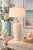 Contemporary Vintage Cream Glazed Ceramic Urn Table Lamp – Sculptural Neutral Form With Socket-Fit Drum Shade, Coastal Transitional Style, 28” H For Sale - Image 3 of 5