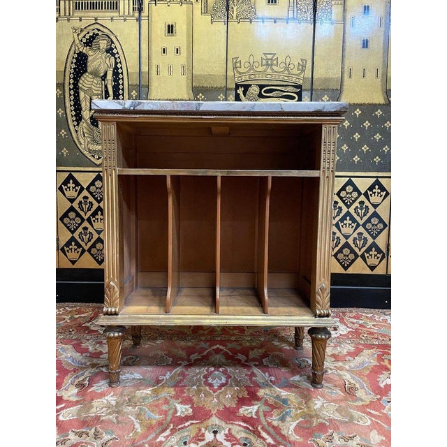 Louis XVI Partitions Center Unit in Gilt Wood For Sale - Image 6 of 8