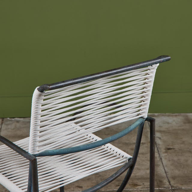 1970s Set of Six Kipp Stewart Bronze Patio Dining Armchairs for Terra For Sale - Image 16 of 18