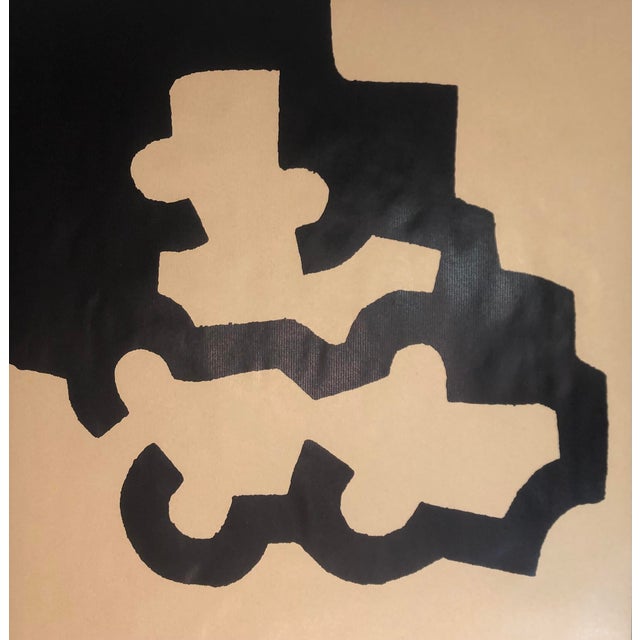 1980s Eduardo Chillida, Untitled n.d., 1982, Offset Lithograph on Kraft Paper For Sale - Image 5 of 13