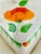 Vintage 1940's Hand Painted Poppy Ceramic Butter Dish For Sale - Image 4 of 11