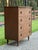 Likely 1960s Mid-Century Modern Possibly Walnut Highboy Dresser 30W 17D 38.5H