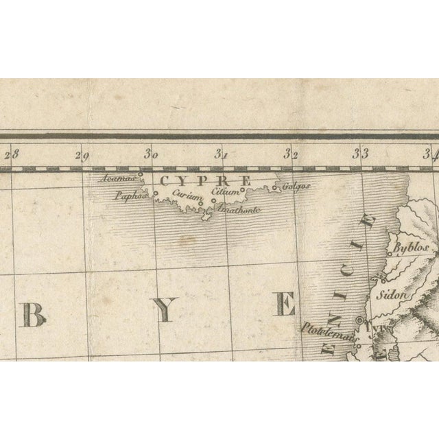 Antique Map of Ancient Egypt, Libya & Syria from Ambroise Tardieu, 1824 For Sale - Image 4 of 12