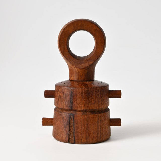 Danish Teak Pepper Mill and Salt Shaker by Jens Harald Quistgaard for Dansk Designs, 1960s For Sale - Image 4 of 13