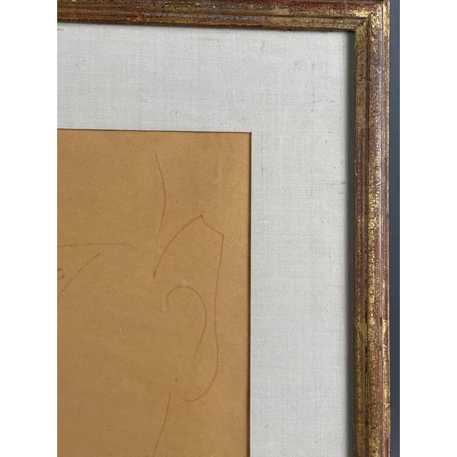 Mid-Century Modigliani Style Portrait Signed by Bernard Cohen, Madison Ave Provenance For Sale In Washington DC - Image 6 of 10