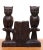 1960s Vintage Wood Owl Bookends, Spain, 1960s, Set of 2 For Sale - Image 5 of 10