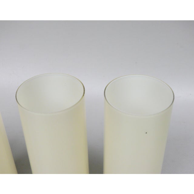 Bauhaus Minimalist Wall Lights in Brass and Glass Cylinder, 1930s, Set of 2 For Sale - Image 13 of 18
