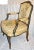 Gold French Louis XV-style Fauteiuls Armchairs, Pair For Sale - Image 8 of 11