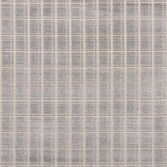 Contemporary Schumacher X David Oliver Otto Velvet Fabric in Pewter For Sale - Image 3 of 3