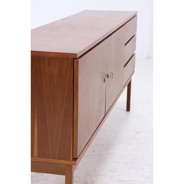 Mid-Century Walnut Sideboard with Drawers, 1960s For Sale - Image 10 of 15