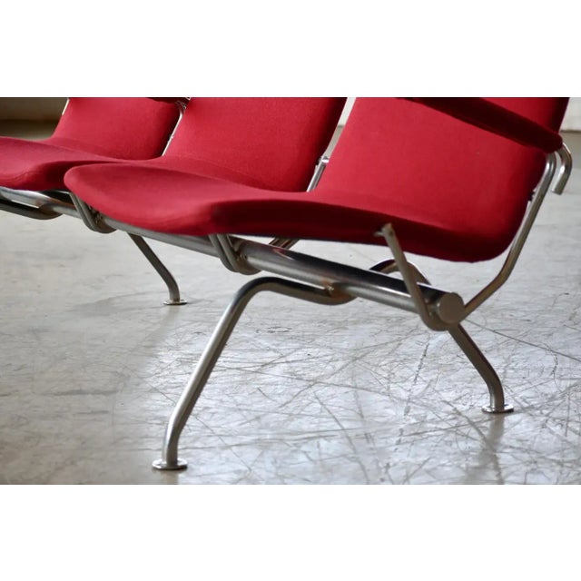 1990s Danish Airport Sofa From Copenhagen Airport by Fritz Hansen 1991 For Sale - Image 5 of 11