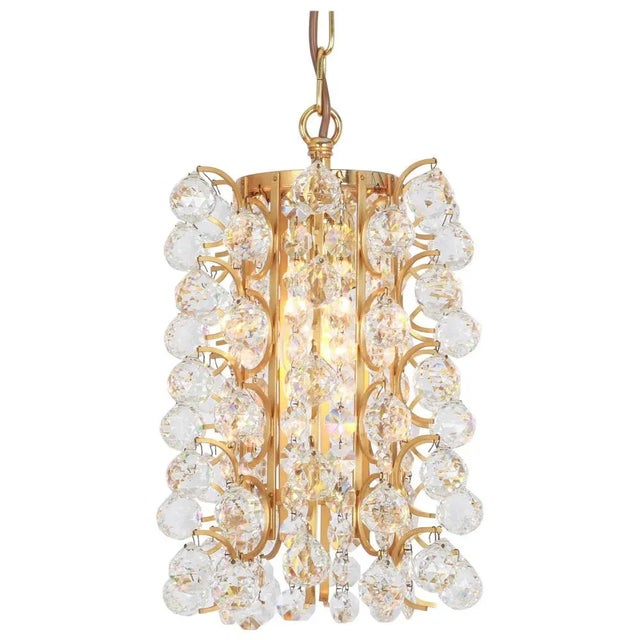 Small Gilded Brass Pendant from Christoph Palme, Germany, 1970s For Sale - Image 10 of 10