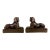 Early 20th Century Copper Sphinx Sculptures / Pair For Sale