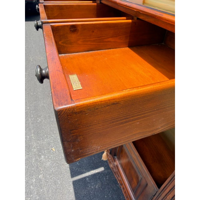 Wood Theodore Alexander Coastal Console Server For Sale - Image 7 of 11