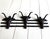 Vintage Western Long Horn Bull Iron Wall Coat Rack For Sale - Image 6 of 6