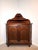 Wood Antique Carved Oak Corner Cabinet with Shelved Top For Sale - Image 7 of 7