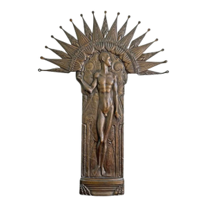 Bronze, Male Nude With Aureole.