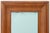 Modern Mahogany Framed Mirror. Mirror Plate: 17.75" H x 11.5" W; frame: 26.5" H x 20.5" W x 1.25" D. Provenance: From a...