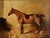 English Antique Horse Painting Attributed to Alfred Grenfell Haigh “Chestnut Hunter in a Loose Box” Oil on Canvas, 1910s For Sale - Image 3 of 10