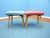 Blue Set of Mid-Century Stools from Pforzheimer Bugholz Möbel, 1950s For Sale - Image 8 of 8