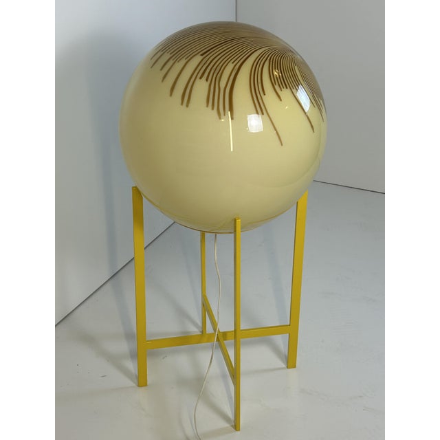 Large Lamp in Glass and Metal from La Murrina, 1970s For Sale - Image 4 of 9