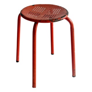 Vintage Industrial Stool, France, 1950s For Sale