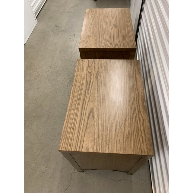 1970s Dixie Shangri La Nightstands a Pair For Sale - Image 5 of 12