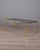 Vintage Italian Coffee Table in Gilt Brass and Smoked Glass, 1970s For Sale - Image 4 of 8