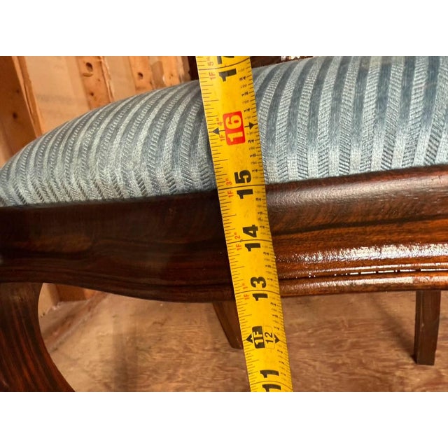 Antique Victorian Style Balloon Back Side Chairs. Set of 3 For Sale - Image 15 of 15