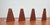 Mid-Century Modern Danish Bookends in Teak, 1960s, Set of 4, in Very Good conditions. Designed 1960 to 1969