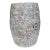 Vintage Floral Chinoiserie Ceramic Garden Stool For Sale