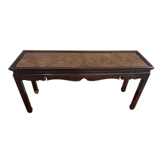 1970s Chinoiserie Console Table For Sale