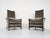 Impressive lounge chairs with wooden frame and new taupe velvet upholstery Umberto Asnago I have official proof of...