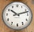 Industrial Factory Grey Wall Clock from International, 1950s For Sale - Image 9 of 17