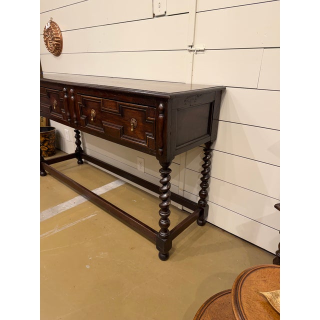 Jacobean Vintage Jacobean Dresser Base For Sale - Image 3 of 10