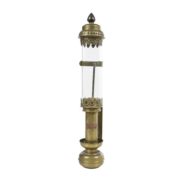 Brass and Copper Lanterns, Set of 2 For Sale - Image 4 of 7