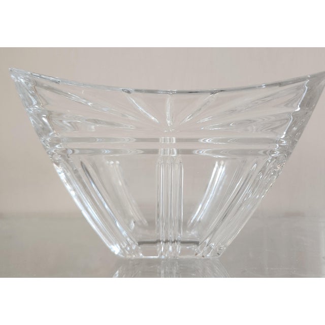 Waterford Cut Crystal Square Bowl Marquis For Sale - Image 9 of 9