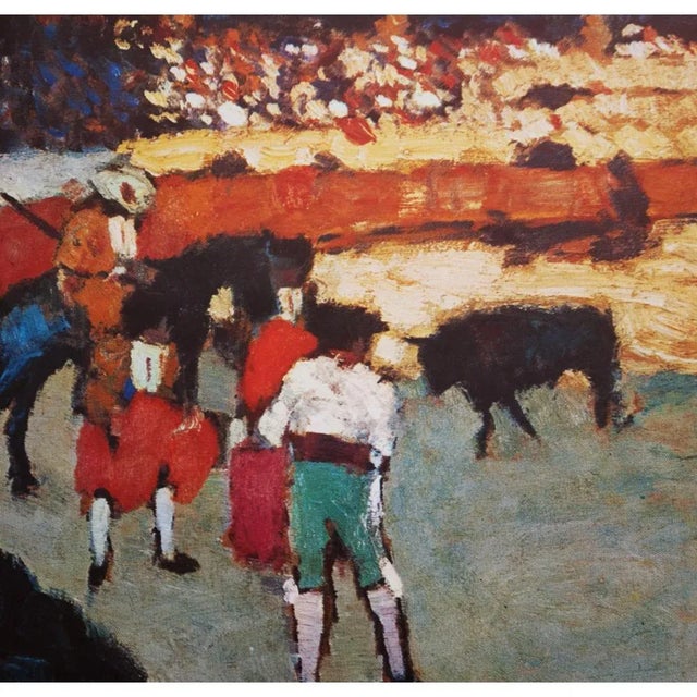 Pablo Picasso Pre-1970s After Picasso "Corrida De Toros", Period Vintage Poster From Spain For Sale - Image 4 of 11
