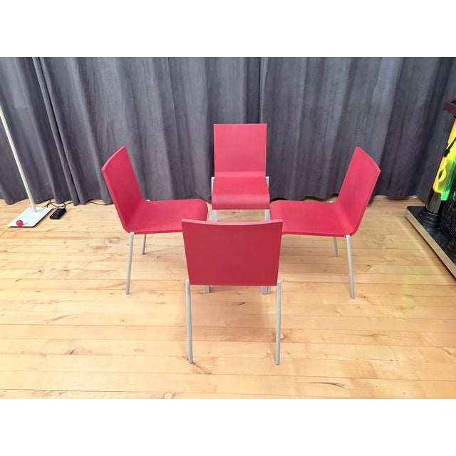 Early 21st Century Model .03 Stackable Chairs by Maarten van Severen for Vitra, Switzerland, 2011, Set of 4 For Sale - Image 5 of 18