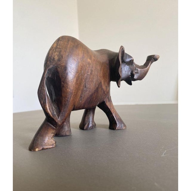 Late 20th Century Carved Wooden Elephant, Italy For Sale - Image 9 of 16