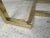 Wood Mid-Century Modern Brass and Walnut Console Table With Smoked Glass For Sale - Image 7 of 12