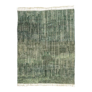 Premium Hand-Knotted Moroccan Wool Rug | 11'1" X 8'10" | One of a Kind For Sale