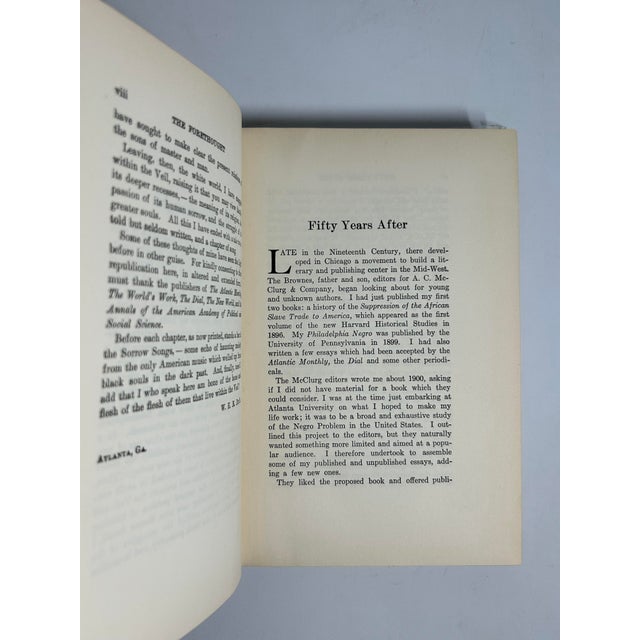 Mid Century 8vo Book, w.e. Burghardt Dubois's the Souls of Black Folks, Limited and Autographed Edition - 2 Pieces For Sale - Image 9 of 12