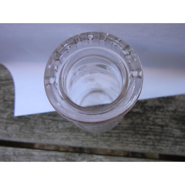 1910s Connersville Indiana Milk Dealers Associated Embossed 3 Cent Store Milk Bottle For Sale - Image 5 of 8