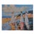 Mid-20th Century Signed S. Mills - Figures at the Shore, Oil on Canvas For Sale